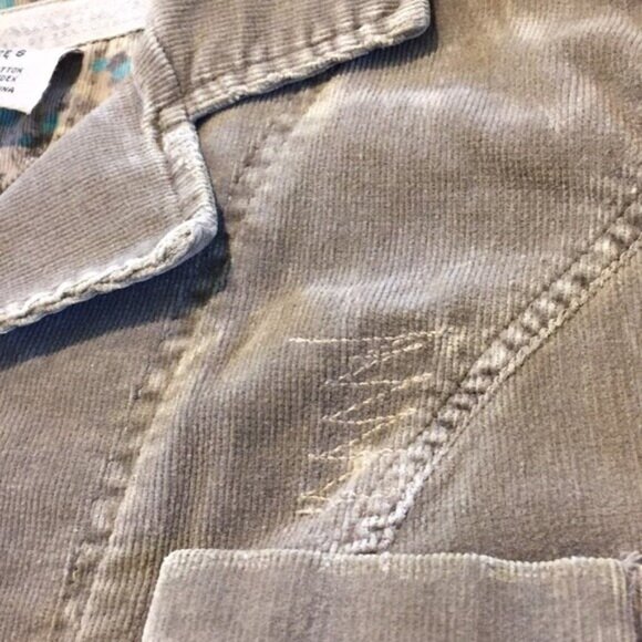 Z. Cavaricci Olive Green Corduroy Blazer Jacket Small - Picture 6 of 6